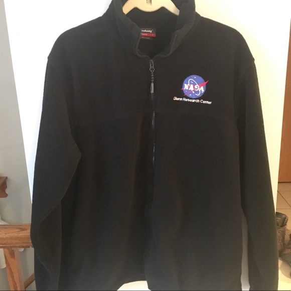 Nasa Other - NASA Vintage Black Fleece Zip Men’s Large